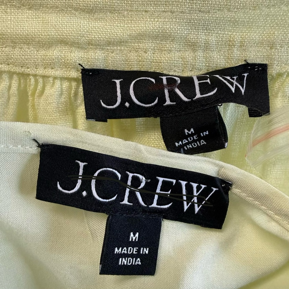 Jcrew cabana dress linen long sleeve beachwear cruisewear - Picture 2 of 3